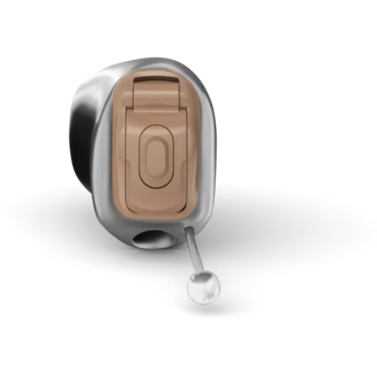 Invisible in the canal hearing aid with ultra discreet fit